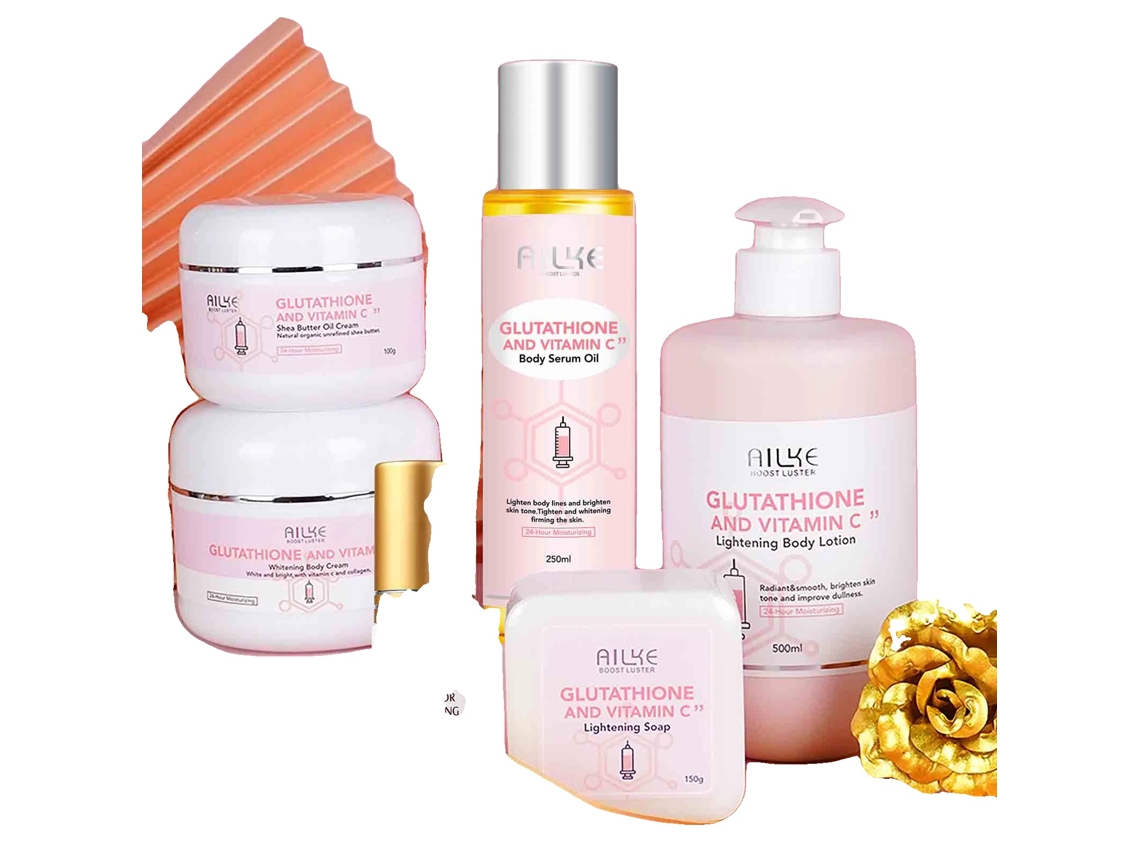 Loção Clareadora Coreana, Reduz Melanina, Removedor De Manchas Escuras Com Vitamina C,conjunto 6 Em 1 Oem