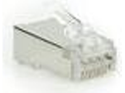 Cat6a Pass Through Shielded Modular Rj45 Connector Act (td168p)