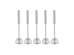 Whisk Semi-automático Aço Inoxidável Para Misturar E Bater Ovos