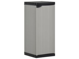 Armário de Exterior VIDAXL Cinzento Pvc (35x40x85 cm)