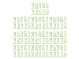 100 Clips Metálicos Pequenos, Leves E Portáteis Em Formato De Pinguim, Para Escritório, Com Processo De Galvanoplastia.