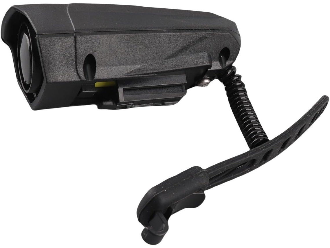 Buzina De Bicicleta Com Som, Abs Preto, 9,4 Cm (3,7 Polegadas) Para Esportes Ao Ar Livre