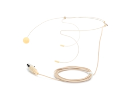 Aetheria microfone de Headset Condensador Bege com Conector de 3 Pinos para Transmissor Bodypack