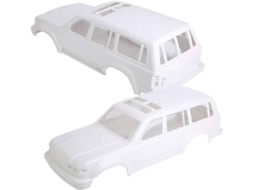 Carroceria Branca Lc80 1/10 Rc para Escalada, Distância Entre Eixos Cx10, Peças de Brinquedo, Material Abs. SFUSHOS