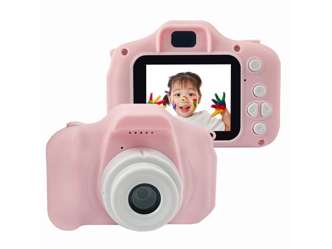 Mini Câmera Digital Infantil Com Tela De 2 Polegadas Em 3 Cores Brilvibera