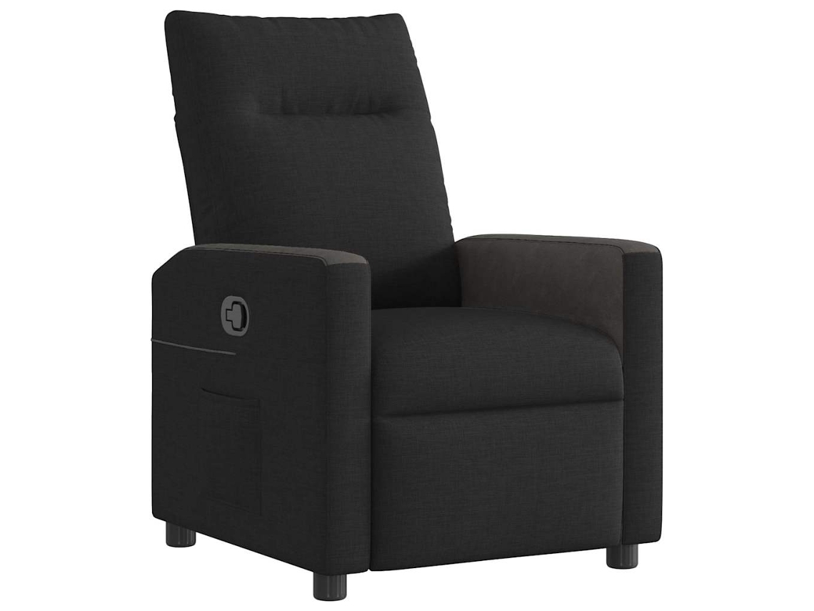 Recliner Chair, Recliner Chairs Vidaxl Preto Tecido