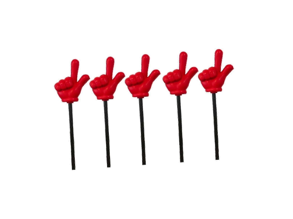 Kindergarten And Elementary School Educational Pointer With 5 Interchangeable Finger Tips Edition 0801