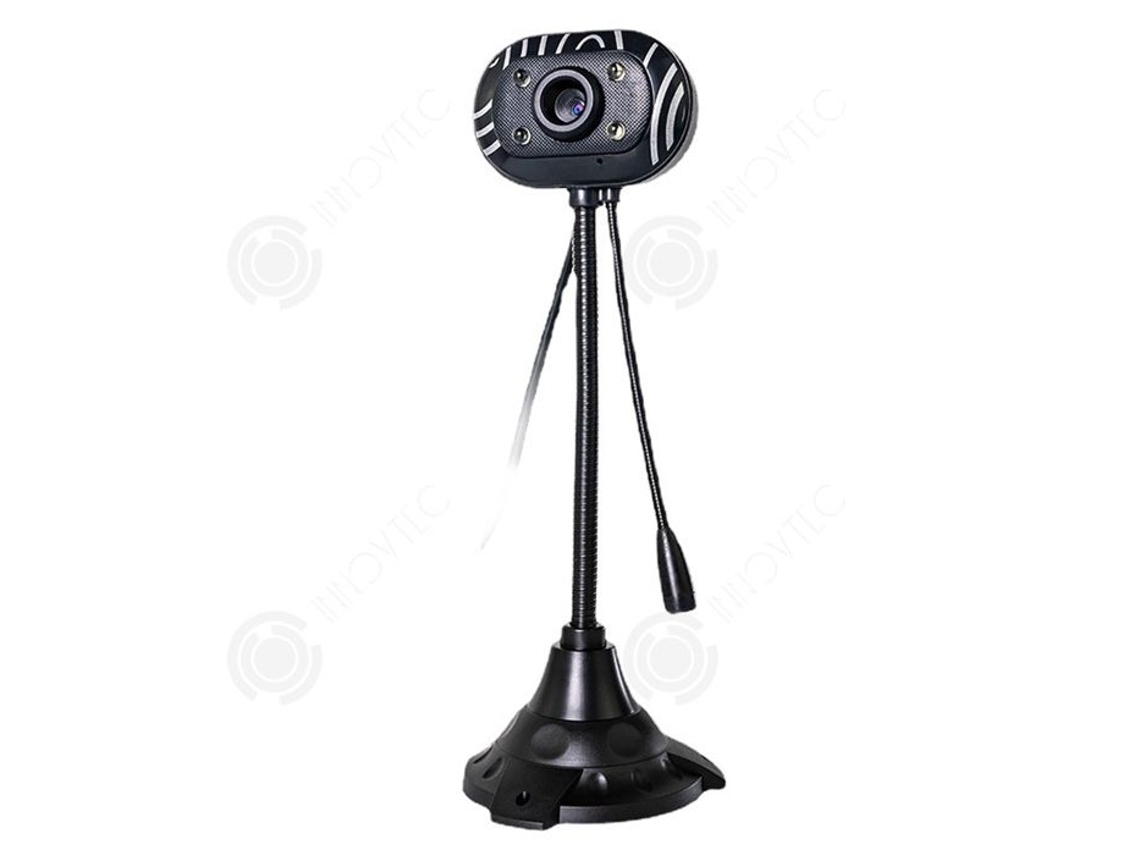 Inn Webcam Usb 480p Hd Pc Câmera Haste Longa Rotação De 360 ​​graus Para Videochamada Laptop Web Camera Aquaforge