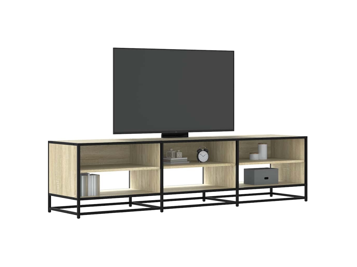 Vidaxl Móvel De Tv 180x40x46 Cm Derivados De Madeira Carvalho Sonoma