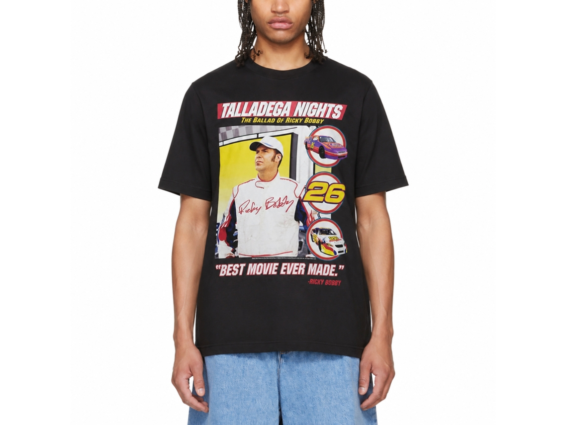 Rockinstone Talladega Nights Movie Best Movie Ever Made Black Adult T-shirt Size:s