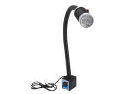 Lâmpada de Trabalho Magnética LED 9W 24V com Pescoço de Ganso | S/MARCA
