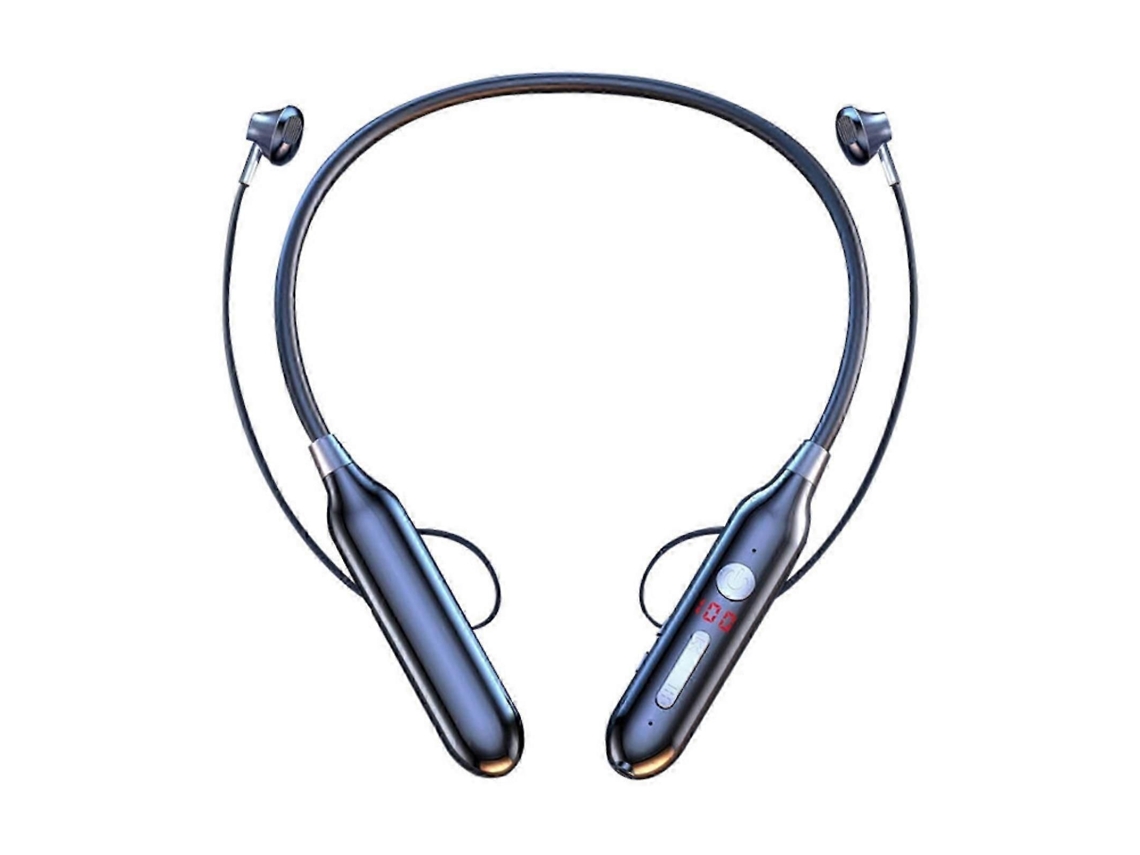 Fones de Ouvido Sem Fio Bluetooth com Fita para Pescoço Microfone Fone de Ouvido Estéreo Fone de Ouvido TAISHENGDA