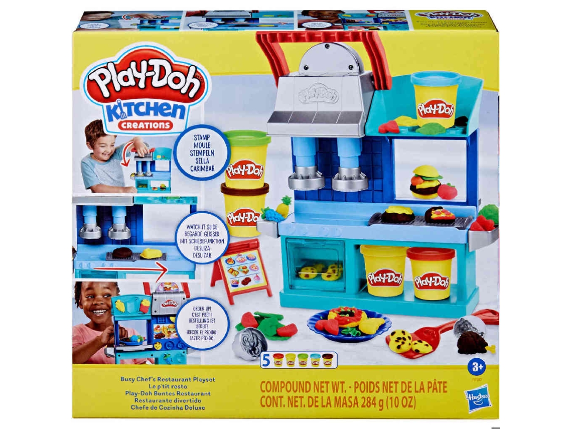Chef de Cozinha Deluxe PLAY-DOH (Idade Mínima Recomendada: 3 Anos)