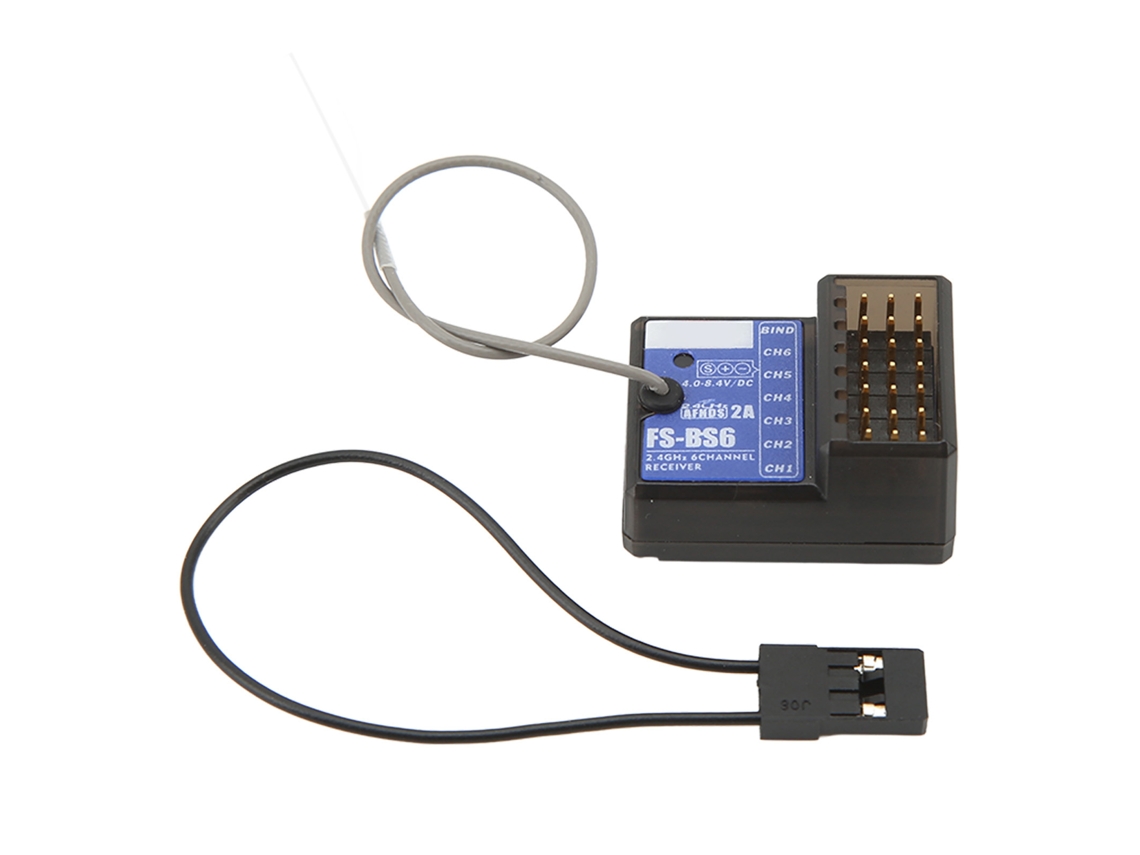 Receptor Rc 2.4ghz Afhds2a 6ch Com Função De Giroscópio Para Transmissor Fs Gt5 Fs It4s Barco Carro Rc