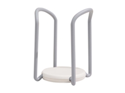 Organizador de Tigelas Retrátil Cinza e Branco S/MARCA