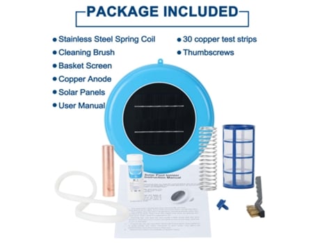 Ionizador Solar Para Piscina Com Energia Solar Eifson (azul)