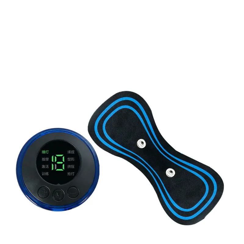 Mini Massageador Elétrico Portátil Para Pescoço E Pernas, Estimulador Muscular Artrite, Com 8 Modos De Funcionamento E Carregamento Completo.