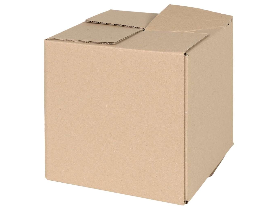 Conjunto 50 Caixa De Armazenamento Vidaxl Castanho Cartão (20 X 20 X 20 Cm)