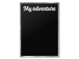 Magnetic Board My Adventure For The Living Room Espelharte (50x70 Cm)