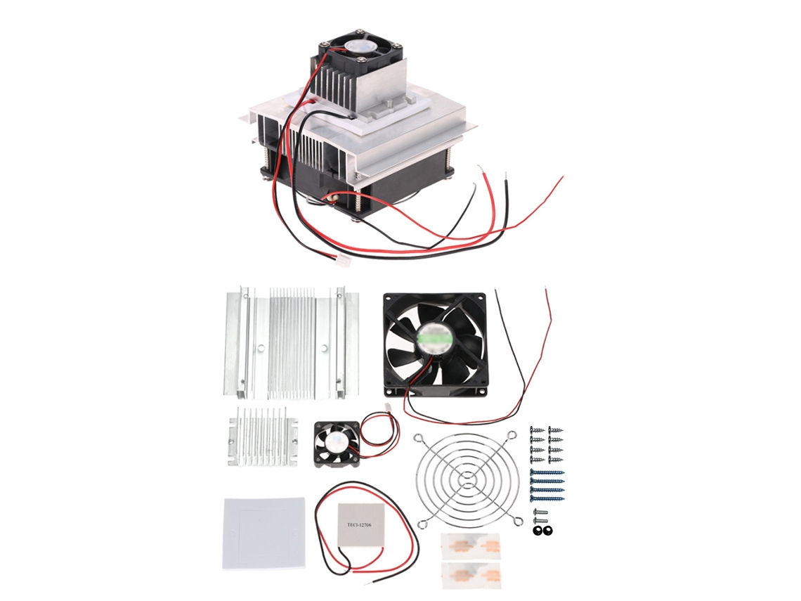 Kit De Sistema De Refrigeração Peltier Diy Da Laxiscreed Para Resfriamento Por Semicondutor