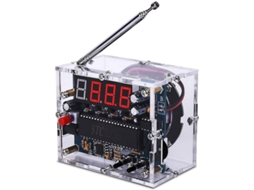 Kit de Rádio FM Digital Diy YURU Ajustável 87 108mhz Módulo Receptor Sem Fio
