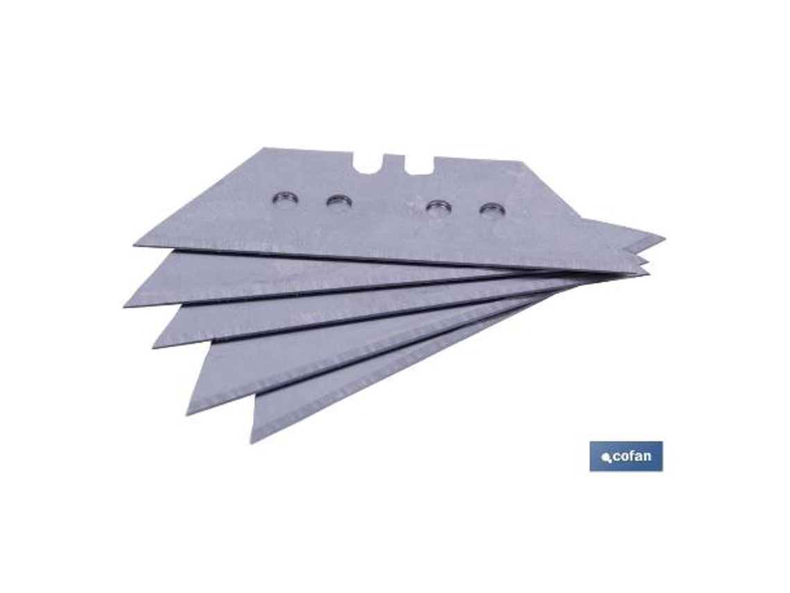 Pack 5 cuchillas trapezoidales 60mm