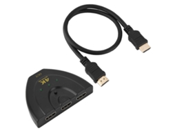 Switch Hdmi De 3 Portas 3 Em 1 Hub Splitter Hdmi Switcher Automático Hdtv 4k