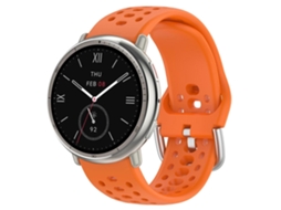 Pulseira Esportiva De Silicone Com Furos, 20 Mm, Para Amazfit Active 2