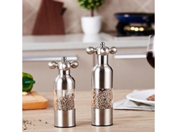 Moedor de sal e pimenta Rebe, em cerâmica, utensílio de cozinha decorativo, presente original, 21 cm