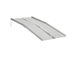 Rampa antiderrapante TOPBRICO de alumínio para cadeira de rodas (183x72x5cm) capacidade 272kg