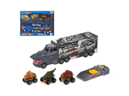 Caminhão Autotransportador - Bigbuy Fun - The Beast Party - 35 X 26 Cm - Preto