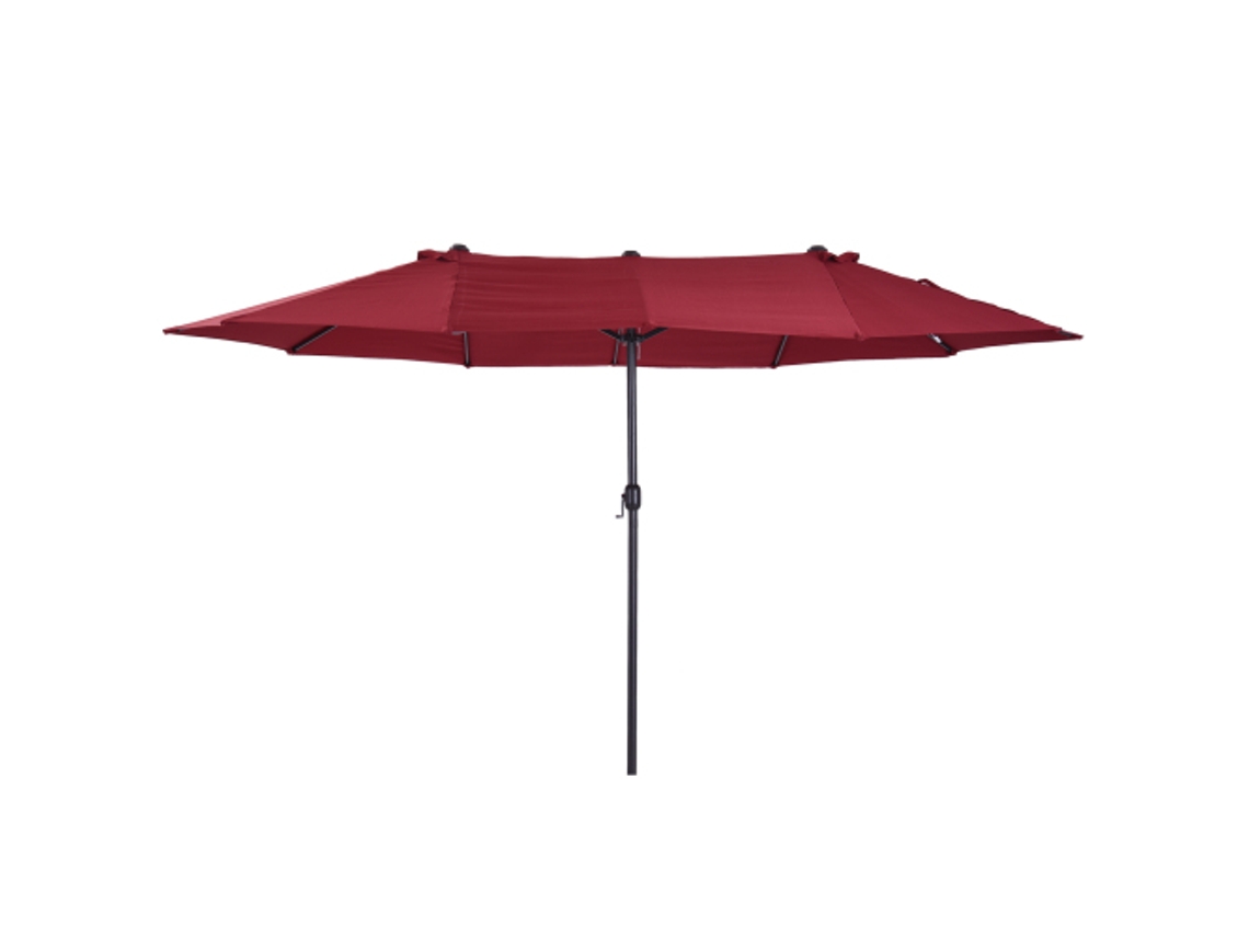 Guarda Sol de Jardim ZIWEI STORE com Manivela e 455x270 cm
