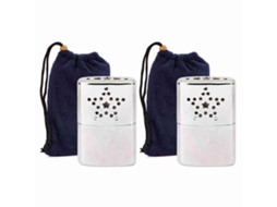 Aquecedor de Mãos Metálico Portátil Outdoor 2un