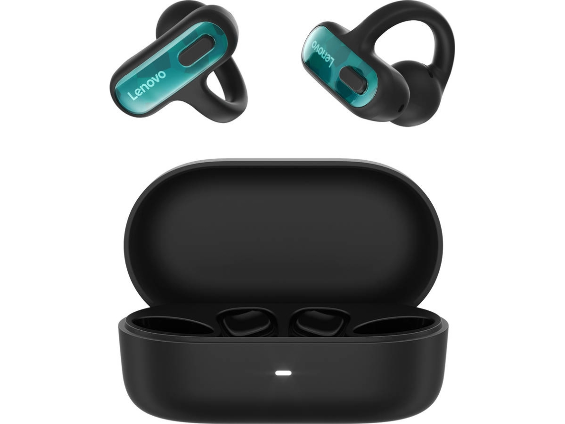 Auriculares True Wireless LENOVO X500 Clip-On (Open-Ear - Microfone - Preto)
