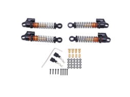 Mali amortecedor Rc 1/24 para Axial Scx24 Axi90081 Axi00001 Axi00002 Axi00005 Axi00006 Carros de Trilhos Alumínio Preto