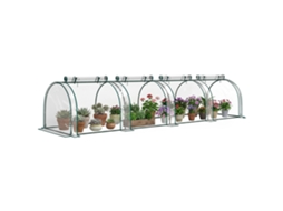 Miniestufa de Jardim em Aço e Pvc, Proteção Uv, Transparente ZACHARY