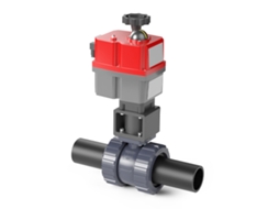 Válvula de Esfera PVC Bidirecional com Atuador Elétrico S/E Termofusão 75 HIDROTEN