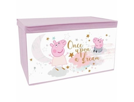 Baú Fun House Peppa Pig Vermelho Polipropileno 55,5 x 34,5 x 34 cm