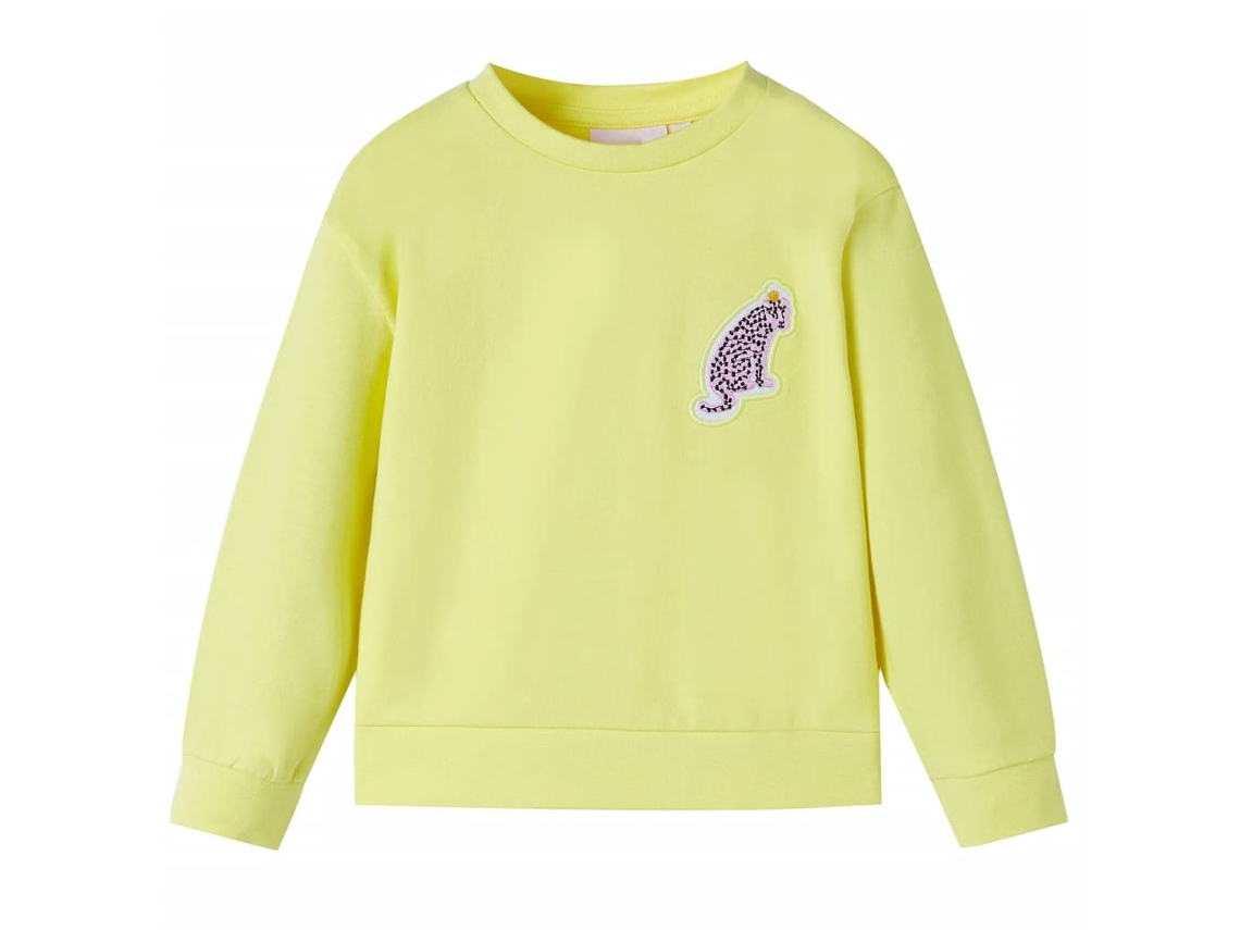 Sweatshirt Para Criança Amarelo 104