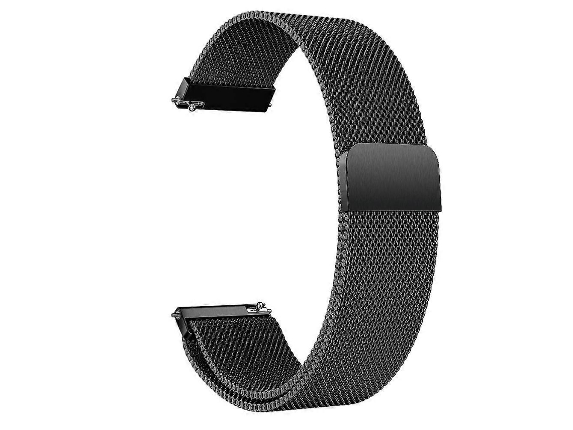 Pulseira Milanese Em Aço Inoxidável Para Huawei Watch 3 / 3 Pro (preta)