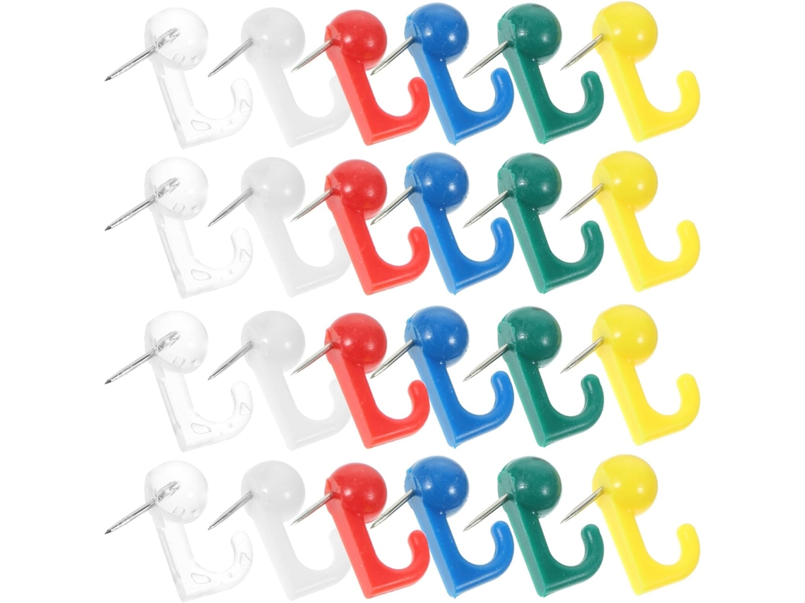 2 Caixas De Tachinhas Reutilizáveis Multicoloridas Para Quadros Cortiça, Feitas De Pp E Liga Alumínio, Ideais Para