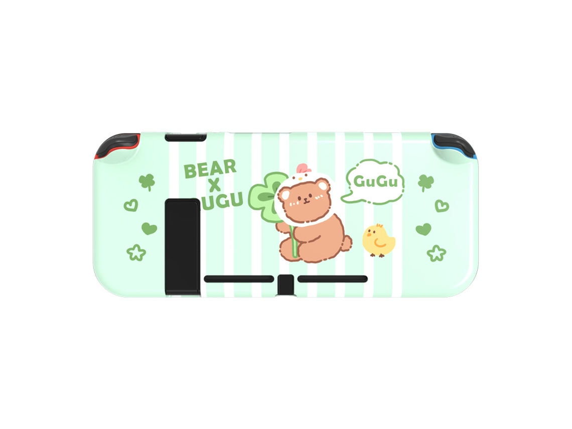 Capa protetora Encaixável para Nintendo Switch, capa fina e rígida de TPU para console NS e controles Joy com BRILVIBERA