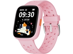 Smartwatch Infantil Rosa 1,8 Pol Fitness Monitor Batimentos Sono Ip68 Jogos para Adolescentes 5 a 16 ZYBLSSBB