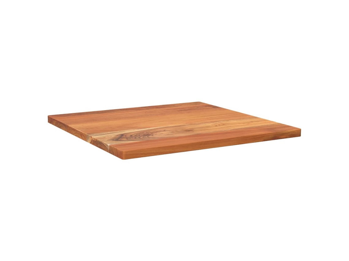 Tampo De Mesa | Superfície Da Mesa Quadrado 50x50x3,de 8 Cm de Madeira De Acácia Maciça Wsd211130 Adorável Casa
