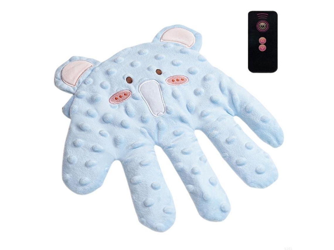 Boneca Calmante Para Bebé Com Tapinhas Automáticos, Função Anti-susto E Toque Macio, Elefante Elysve