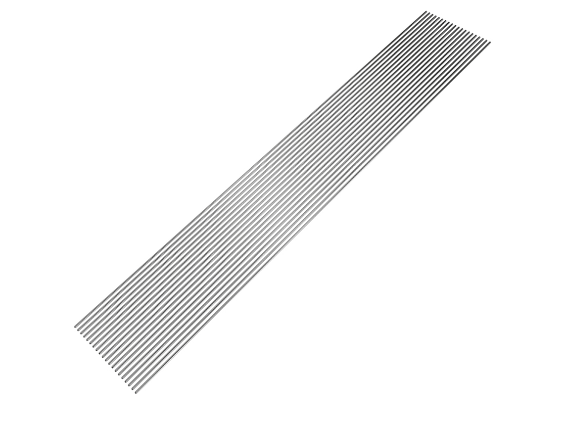 20 Peças De Cabo De Soldagem De Alumínio De Baixa Temperatura 2mm*500mm Vara De Soldagem Al-mg Sem Poeira De Soldagem