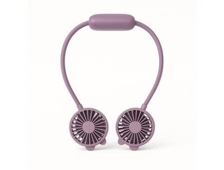 Ventoinha Portátil Para O Pescoço, Bateria Recarregável, Usb, Cabo Incluído Diandi Dd5583 Rosa