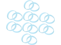 Plafope 40 Pulseiras Luminosas de Silicone para Eventos Esportivos e Festas, Ajuste Seguro e Visibilidade Noturna