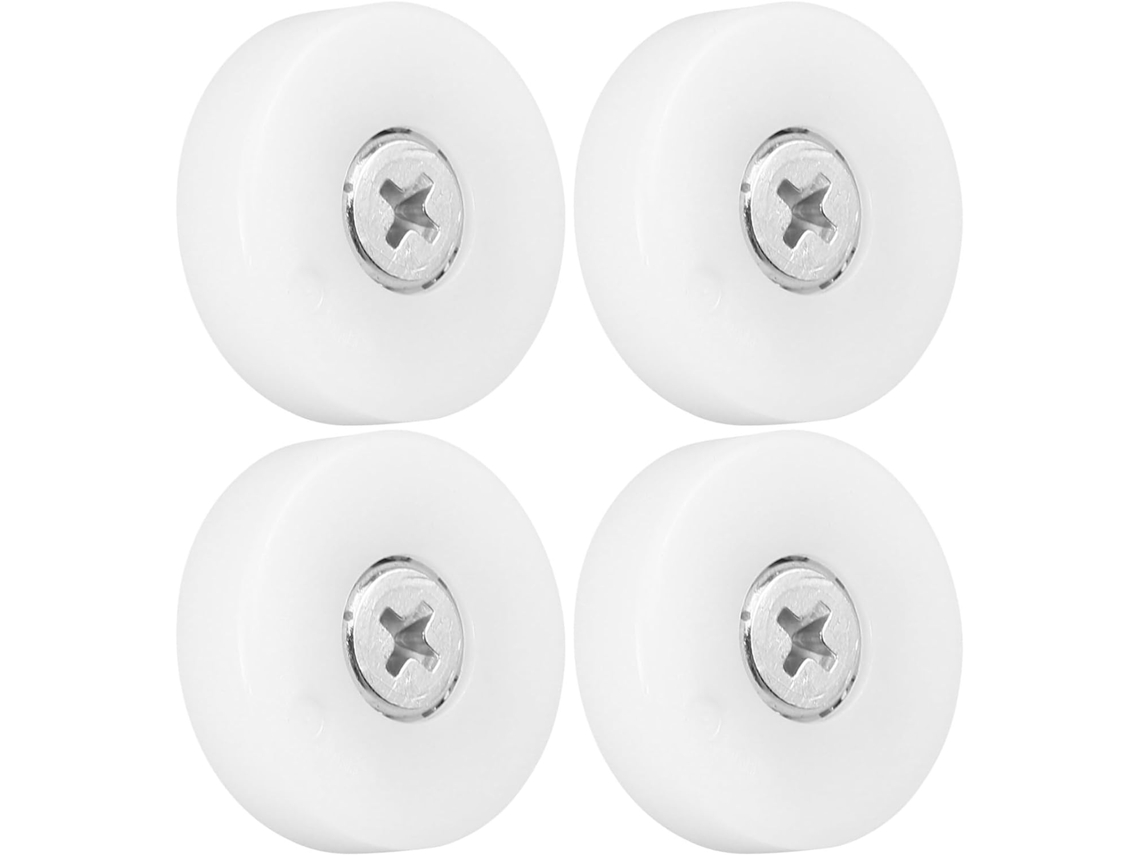 Rodízios Pequenos De Nylon Para Gavetas, 10 Unidades, Com Parafusos De Fixação Rodízios Reposição Para Móveis Quarto