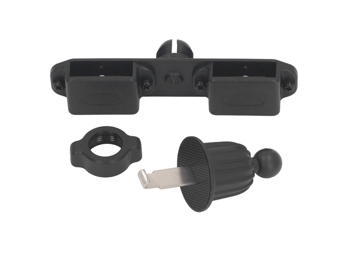 Suporte duplo para rádios walkie talkie com gancho de aço | EOOCOO